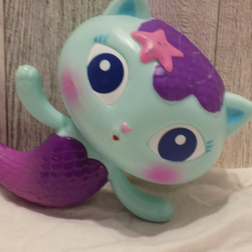 MERMAID CAT TOY PLASTIC Cake Topper *